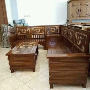 Jual Model Kursi Tamu Kayu Jati Minimalis Dunia Mebel