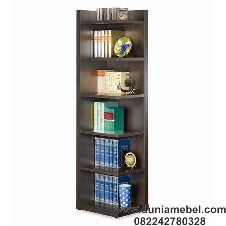  Rak  Buku Sudut  Minimalis  Modern  Dunia Mebel